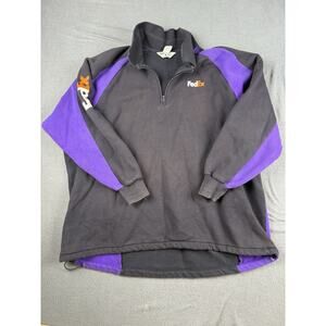 Fedex Stan Herman VF Imagewear Quarter Zip Up Long Sleeve XX Large